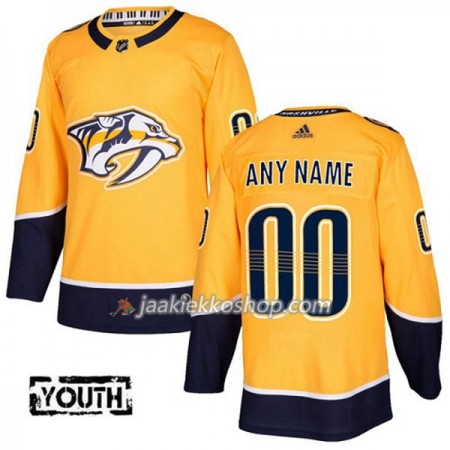 Lapsille NHL Nashville Predators Custom Adidas 2017-2018 Kulta Authentic
